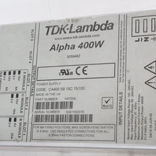 Load image into Gallery viewer, TDK-Lambda CA400 5B 15C 15/15E Alpha 400W P/N：H47006 Power Supply