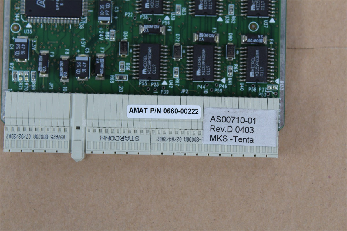 MKS-Tenta 0660-00222 AS00710-01 PCB
