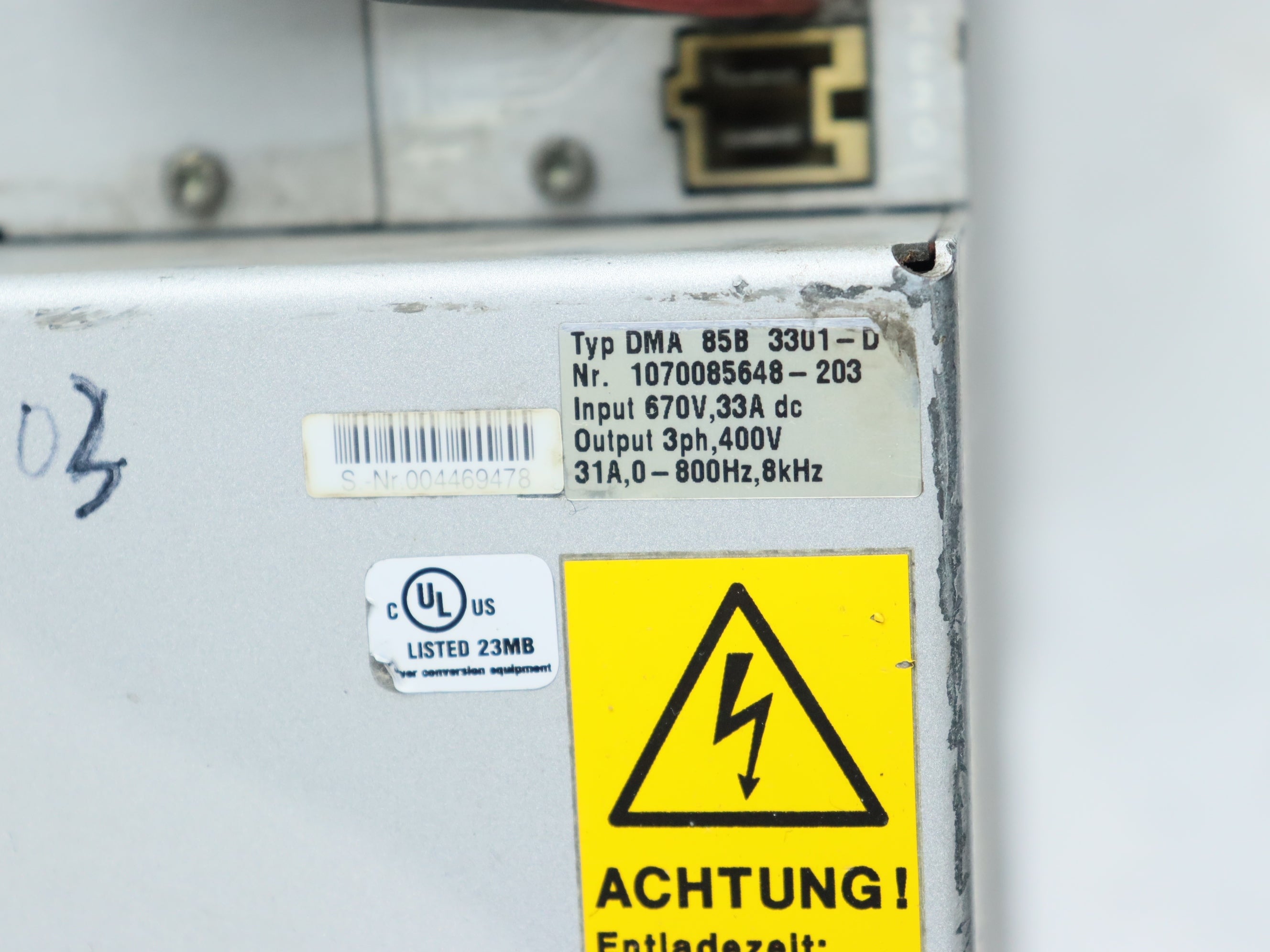 BOSCH DMA85B3301-D SERVO DRIVER