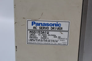 PANASONIC MSD153A1W AC SERVO DRIVER