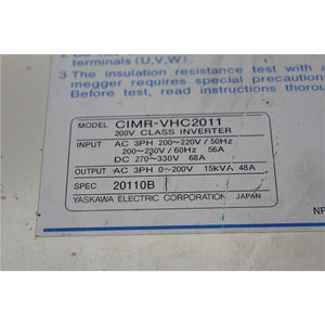 YASKAWA CIMR-VHC2011 driver