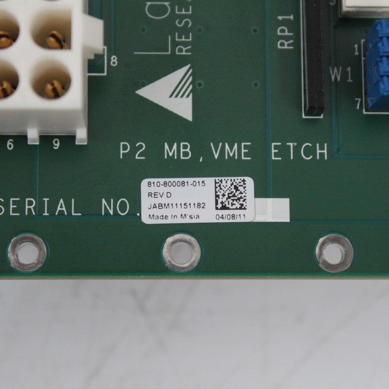 Lam Research 810-80081-015 Board REV.D