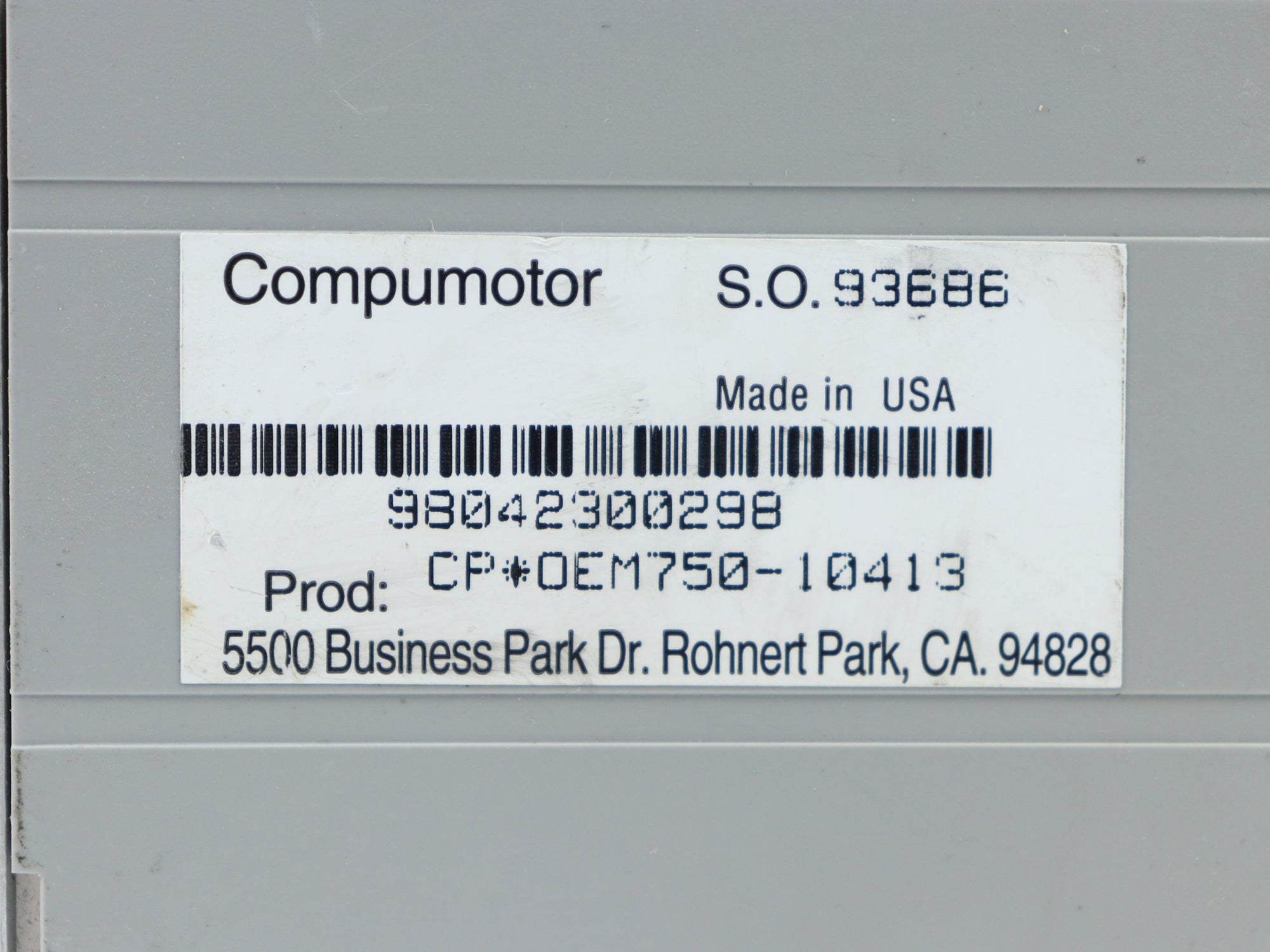 Parker CP*OEM750-10413 驅動程式