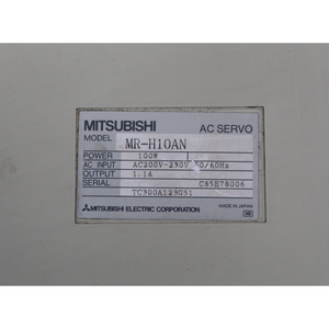 Mitsubishi MR-H10AN AC Servo Drive 100w Input 200-230V