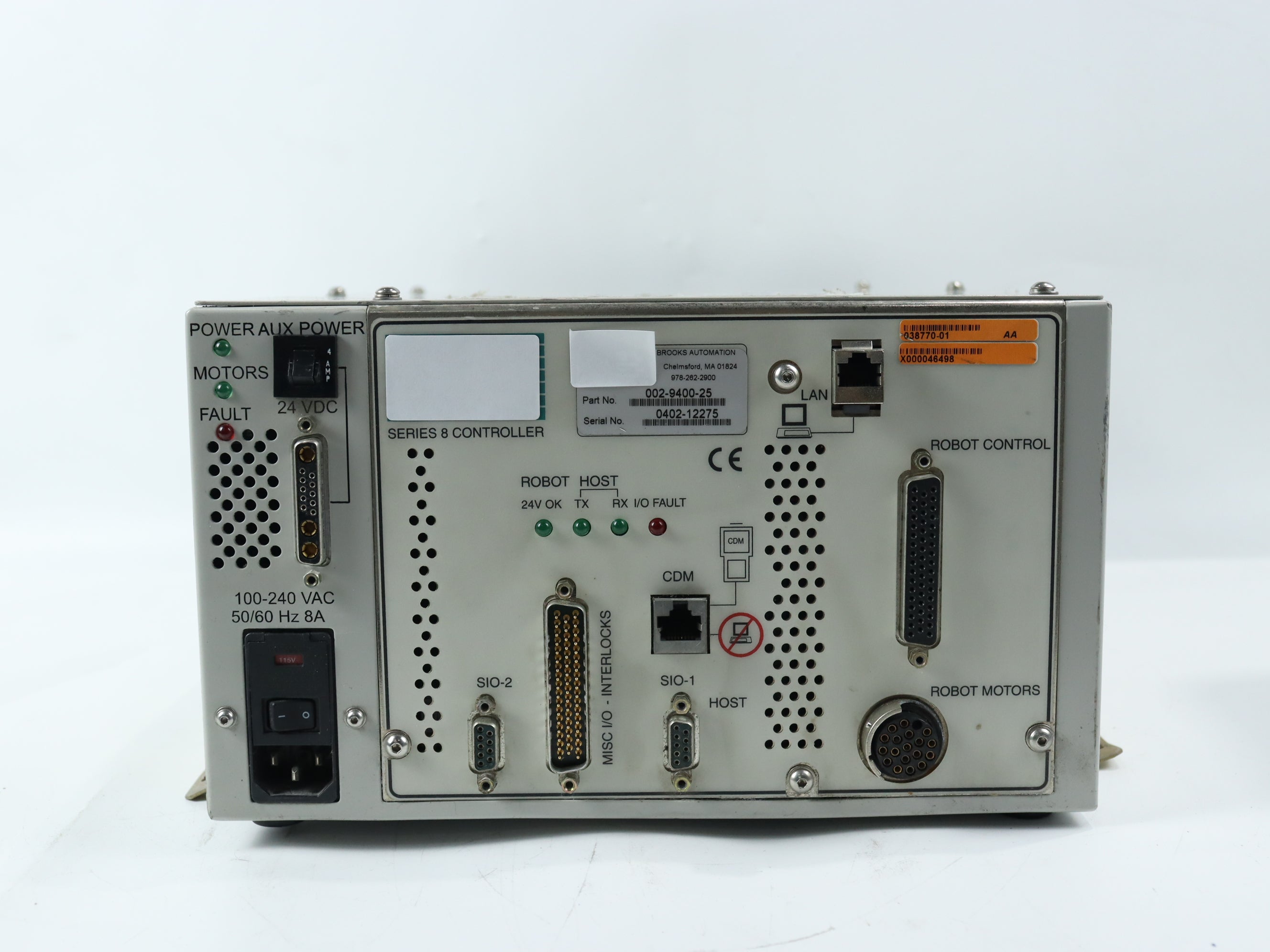 BROOKS 002-9400-25 ROBOT CONTROLLER - Rockss Automation