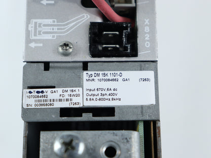 BOSCH REXROTH DM 15K 1101-D Servo Drive