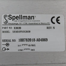 Load image into Gallery viewer, Spellman X3839 power supply