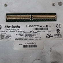 將圖片載入圖庫檢視器 Allen Bradley 6189-RDT7C VersaView CE 700 Color Touch Display Module