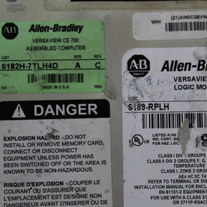 Allen Bradley 6182H-7TLH4D VersaView CE700 Touch Screen SER A