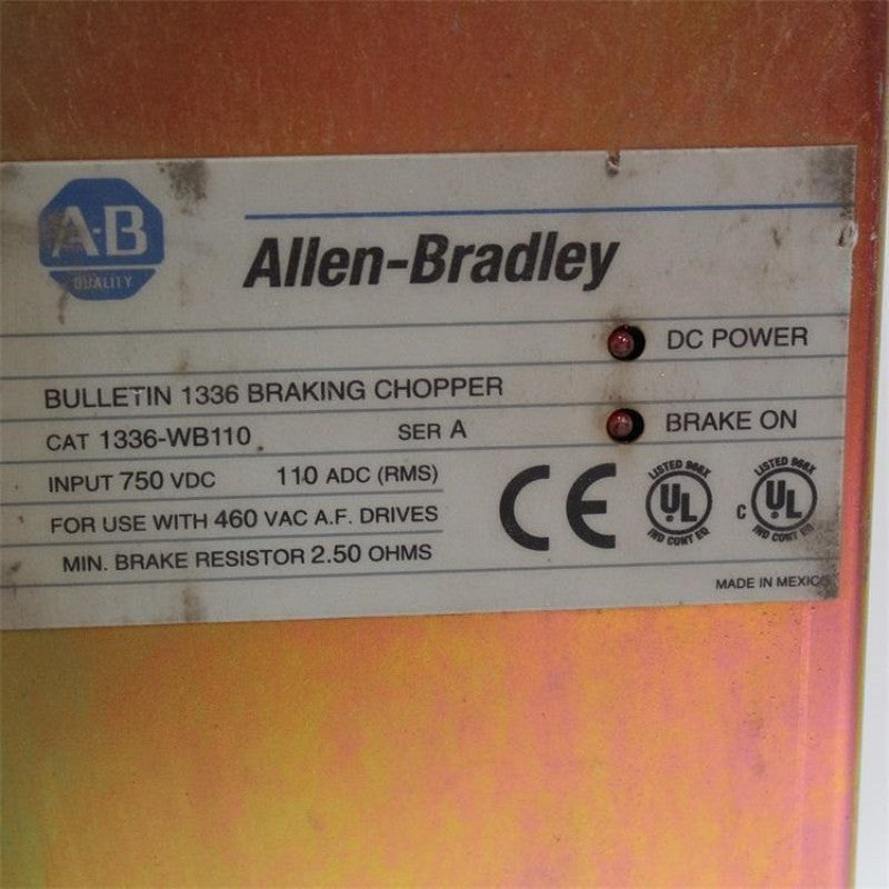 Allen Bradley 1336-WB110 Brake Unit 100A 55KW 750VDC - Rockss Automation