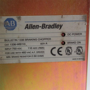 Allen Bradley 1336-WB110 Brake Unit 100A 55KW 750VDC - Rockss Automation