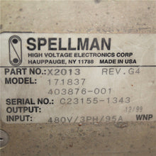 Load image into Gallery viewer, Spellman power supply 171837 403876-001