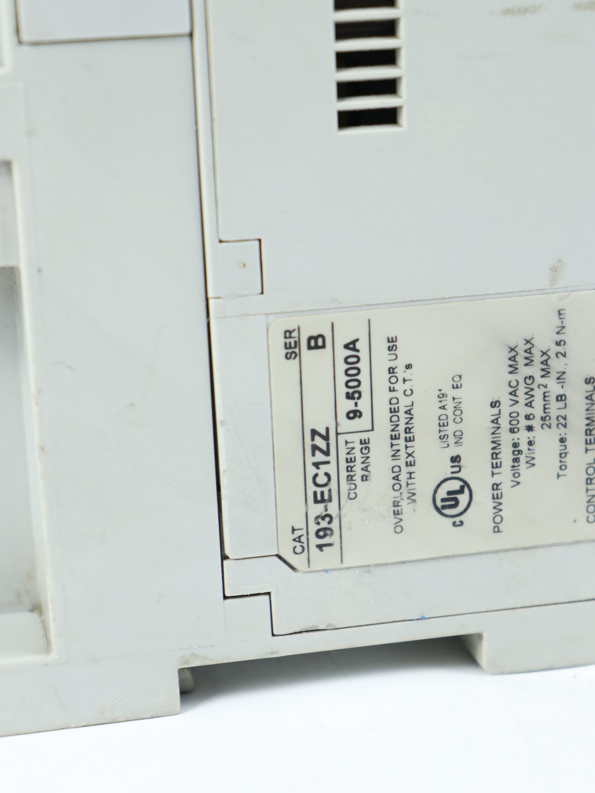 Allen Bradley 193-EC1ZZ過載繼電器