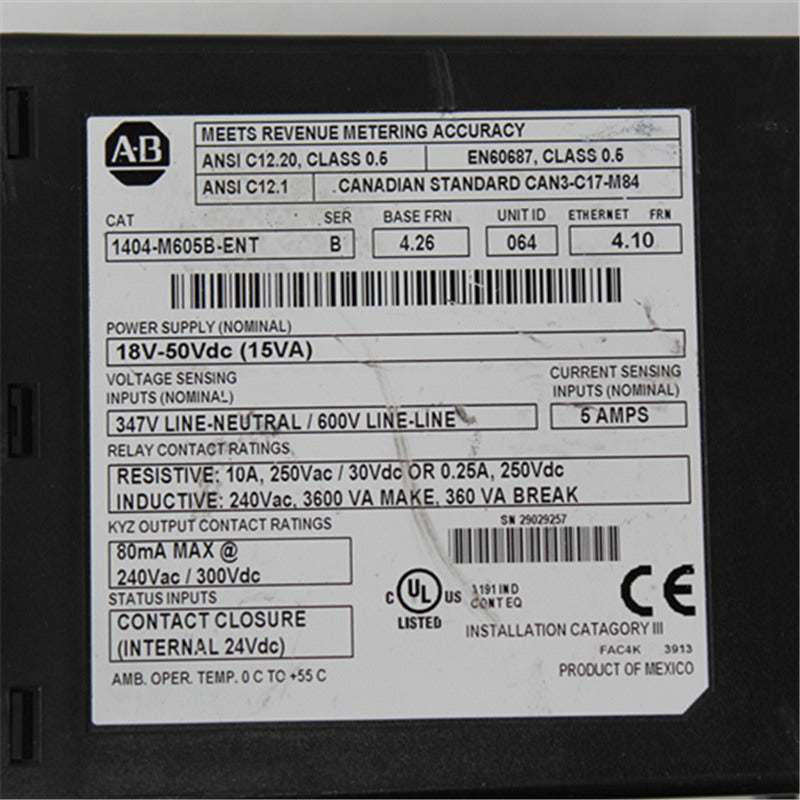 Allen-Bradley 1404-M605B-ENT 電力監控器
