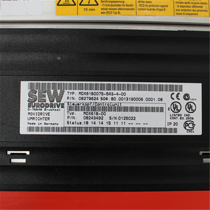 SEW MDX60A0074-5A3-4-00 Movidrive