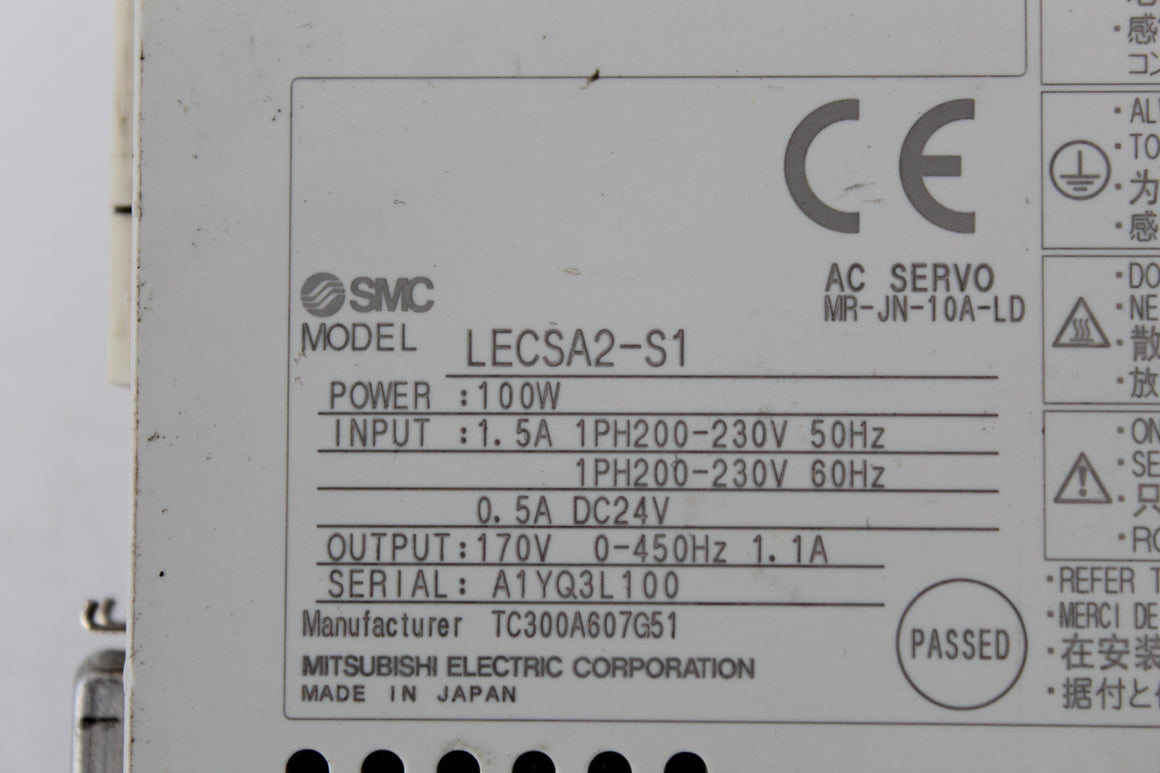SMC LECSA2-S1 Driver - Rockss Automation