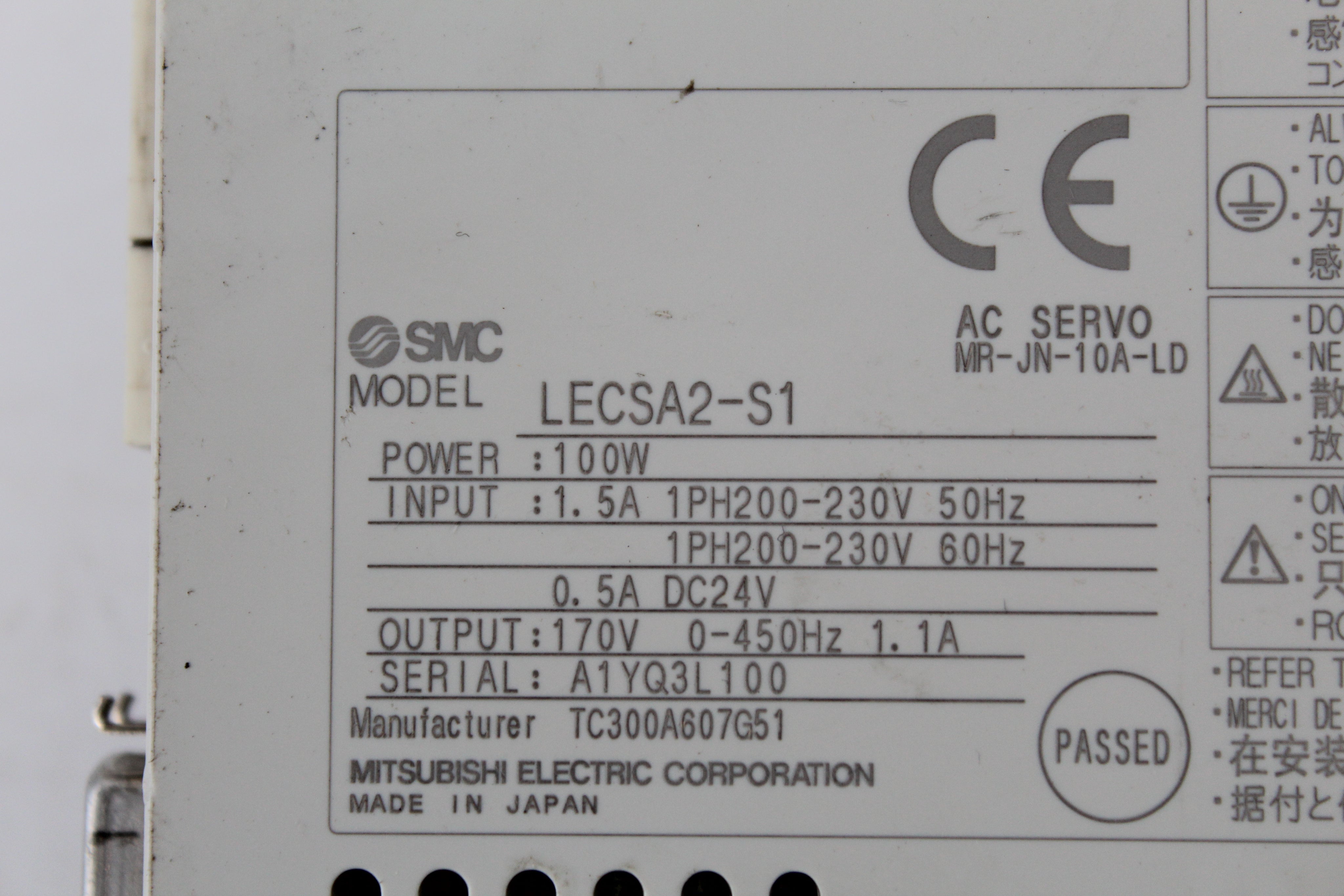 SMC LECSA2-S1 Driver - Rockss Automation