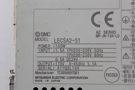 SMC LECSA2-S1 Driver - Rockss Automation
