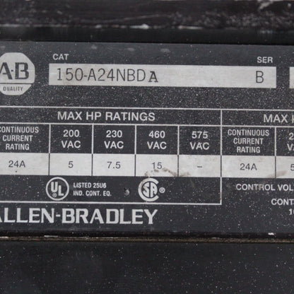 Allen Bradley 150-A24NBDA Smart Motor Controller