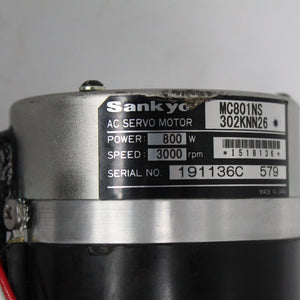 Sankyo MC801NS302KNN26 AC Servo Motor