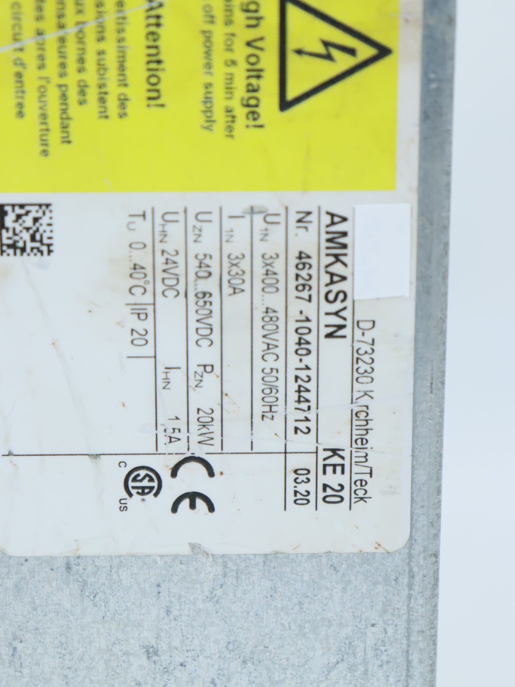 AMK AMKASYN KE 20 servo module