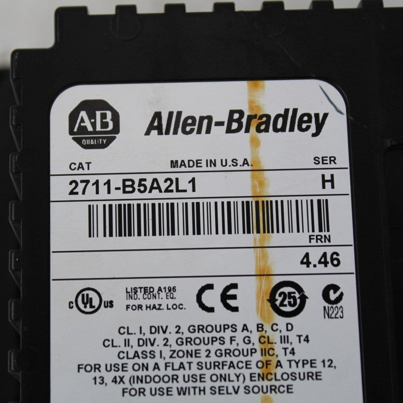 Allen Bradley 2711-B5A2L1 PanelView 550 觸控螢幕系列 H