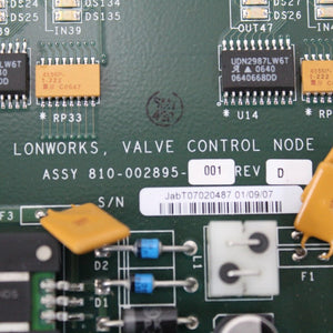 Lam Research 810-002895-001 Semiconductor Lonworks Valve Control Node Board