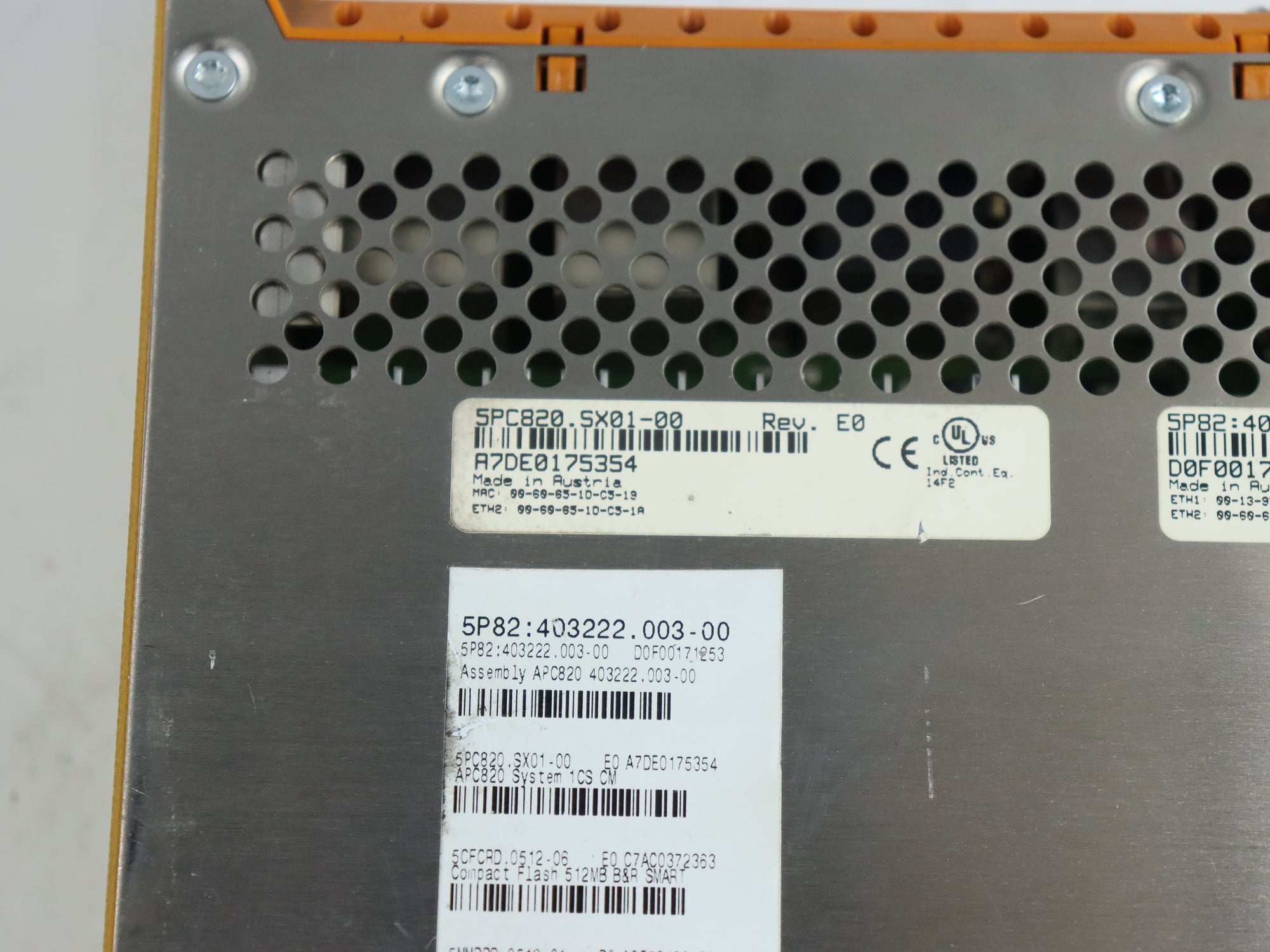 B&R 5PC820.SX01-00伺服驅動器