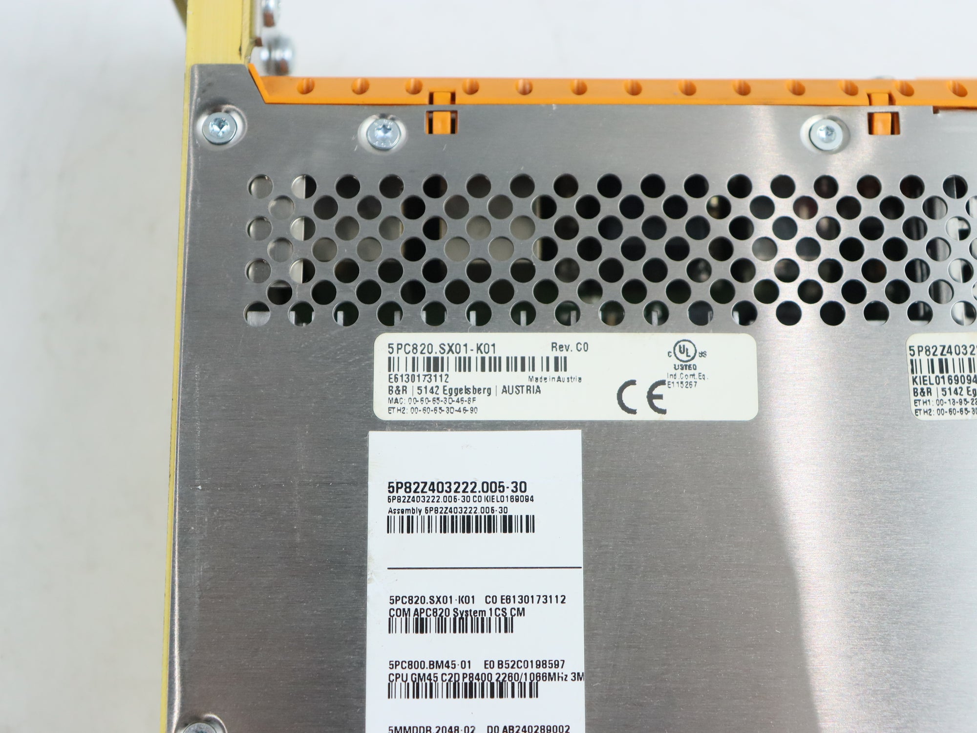 B&R 5PC820.SX01-K01伺服驅動器