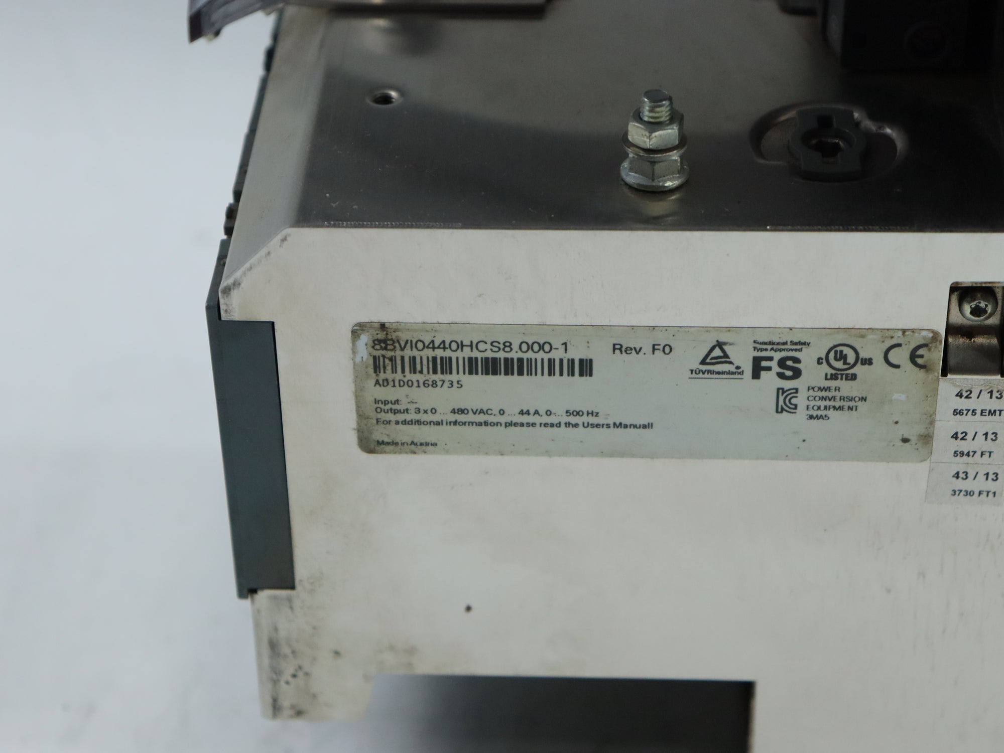 B&amp;R 8BVI0440HCS8.000-1伺服驅動器