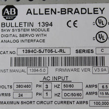 Load image into Gallery viewer, Allen Bradley 1394C-SJT05-L-RL Digital Servo Controller