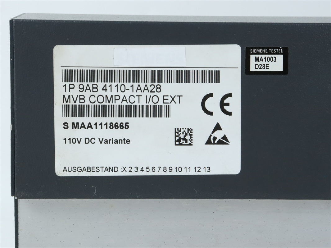 西門子1P9AB4110-1AA28模組