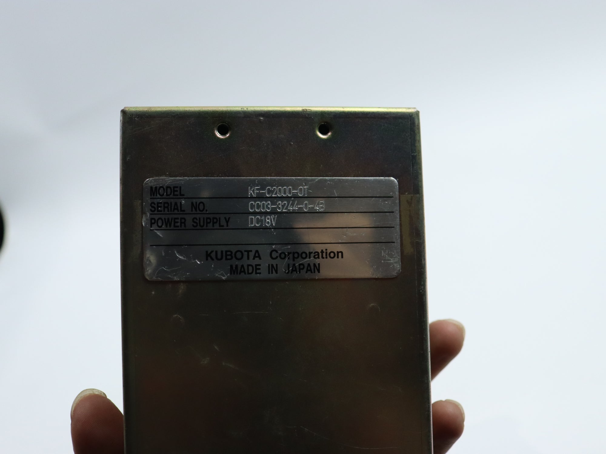 久保田KF-C2000-OTⅡ手動操作器