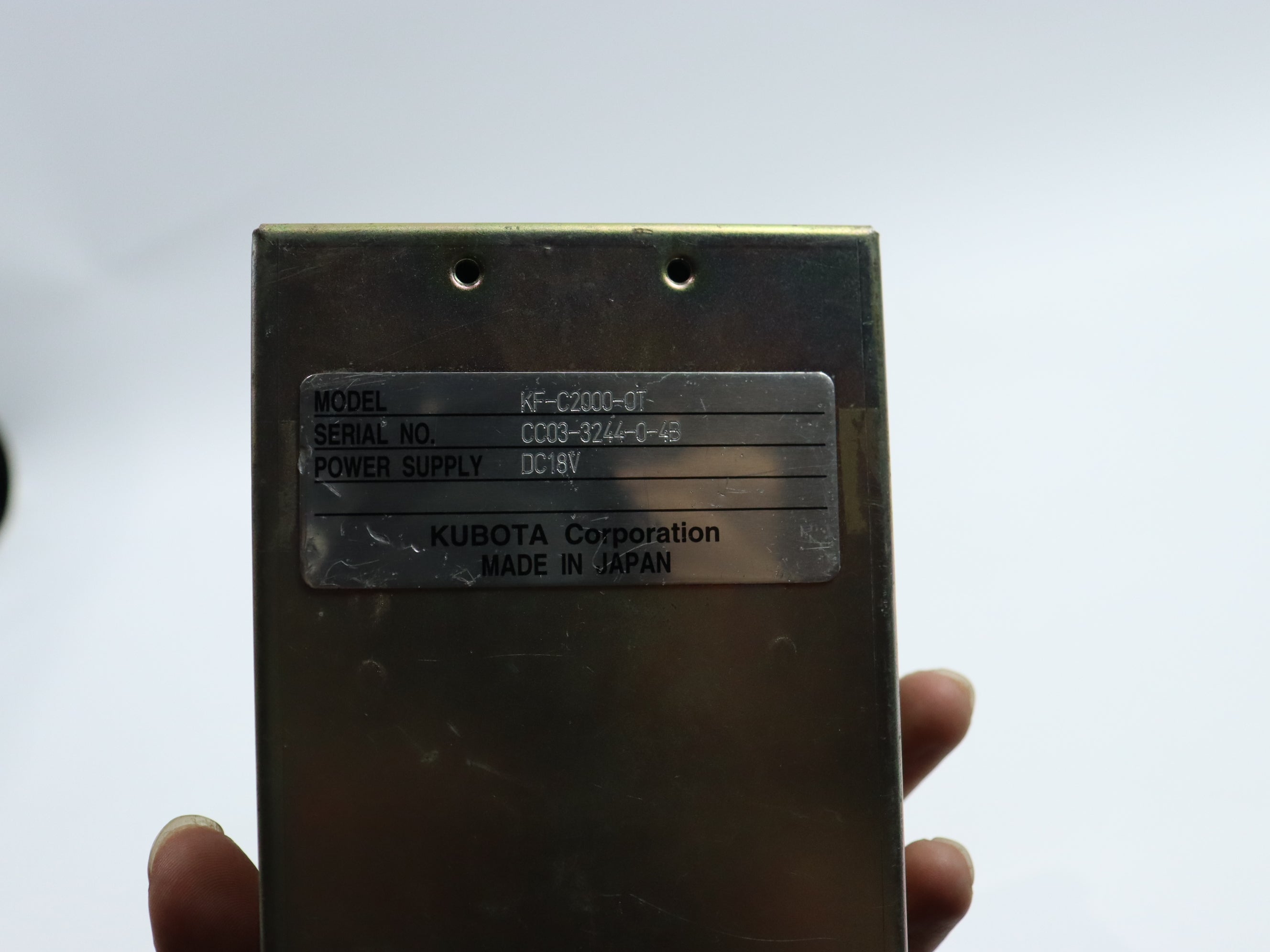 久保田KF-C2000-OTⅡ手動操作器