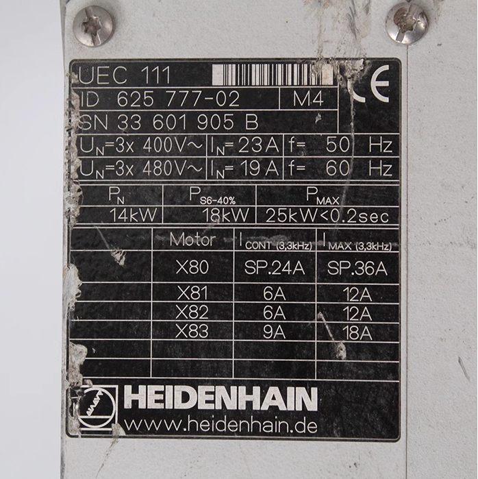 Heidenhain UEC111 Combi Driver with I/O