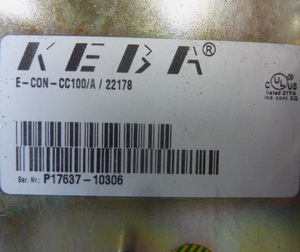 KEBA E-CON-CC100/A/22178 Operating Panel
