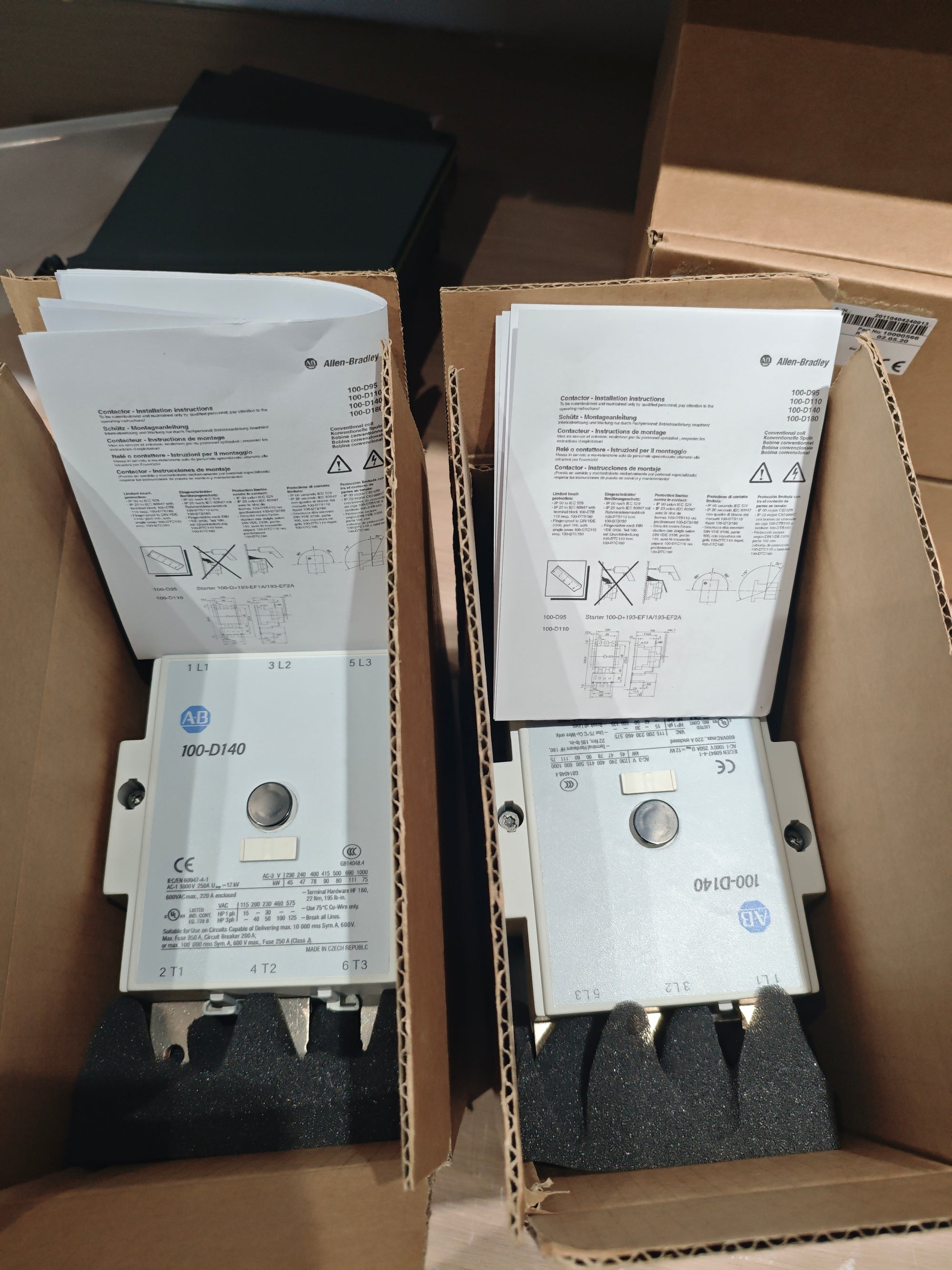 艾倫·布拉德利接觸器100-D140D11