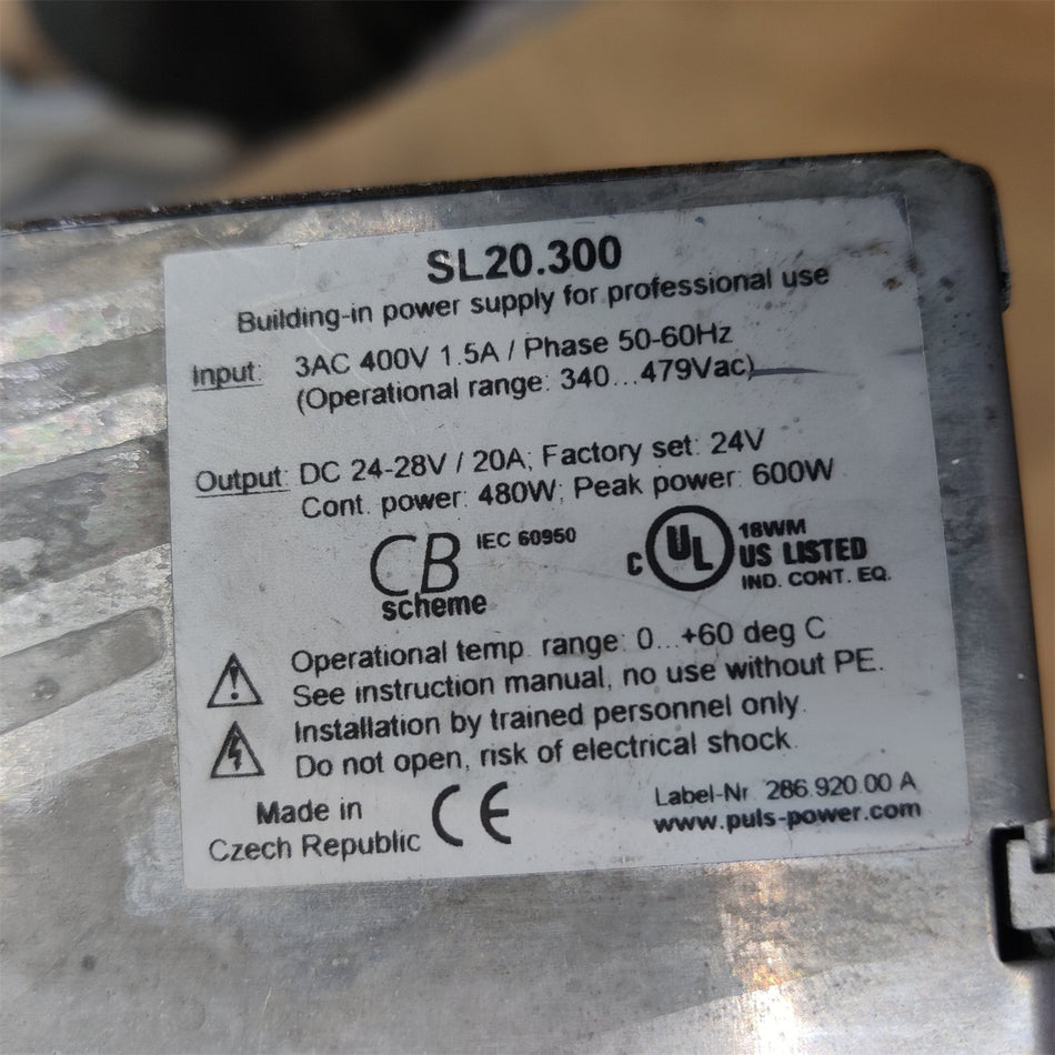 Puls SL20.300 電源 3ac 400v