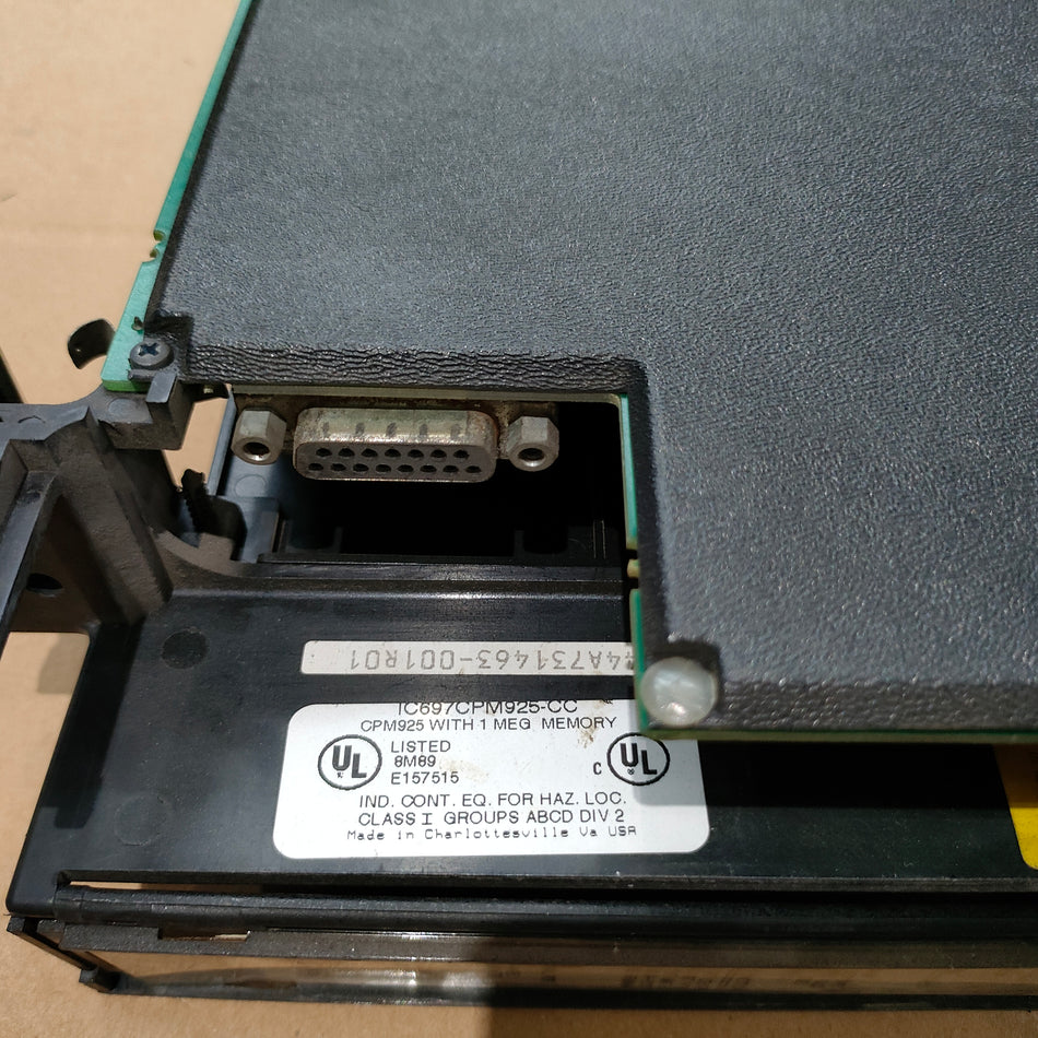 GE FANUC IC697CPM925-CC PLC模組