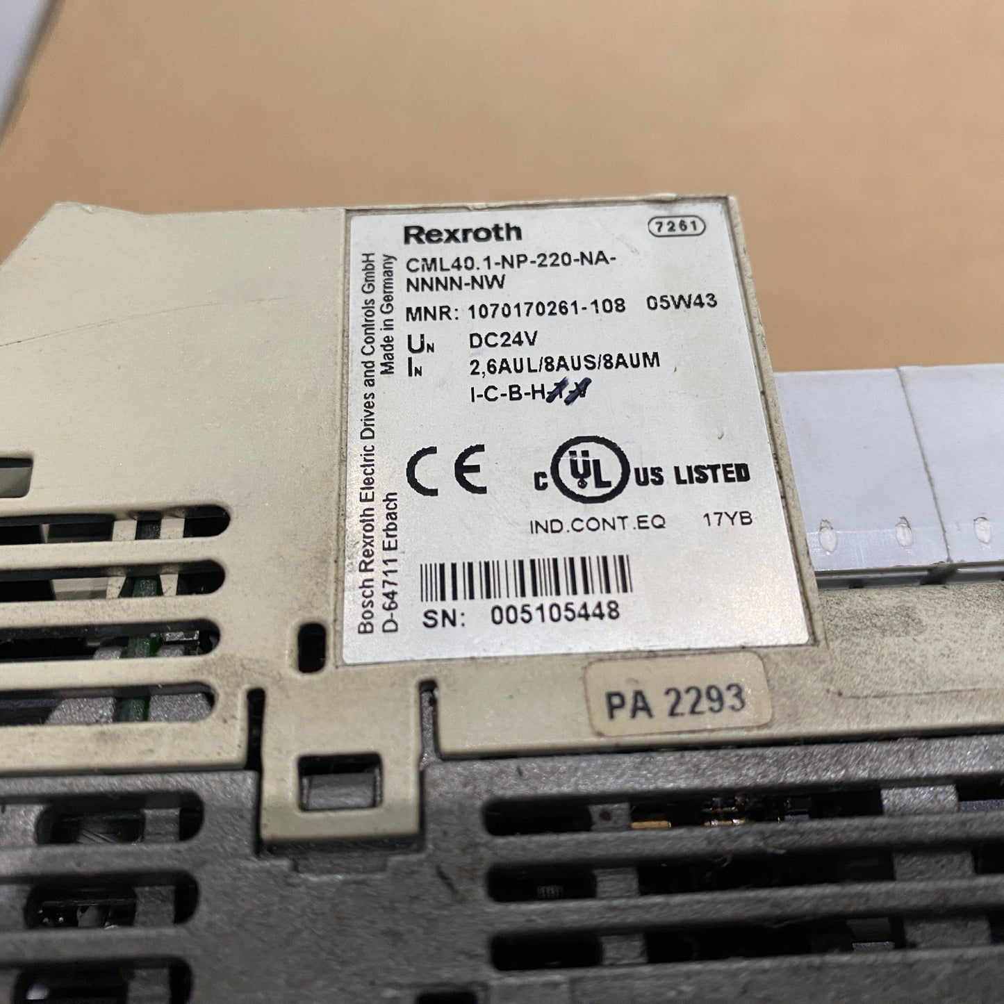 Rexroth CML40.1-NP-220-NA-NNNNN-NW Module