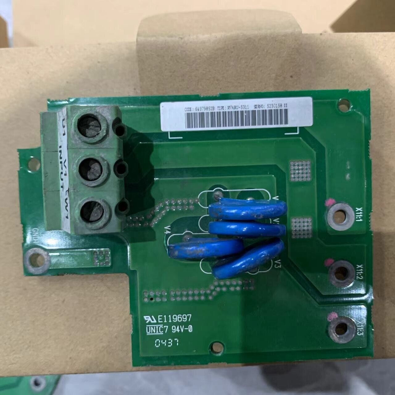 ABB ACS800變頻器RVARU-5311濾波器板