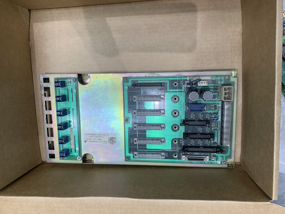 YASKAWA JZNC-MRK09-1 PC Board BackPlane Rack