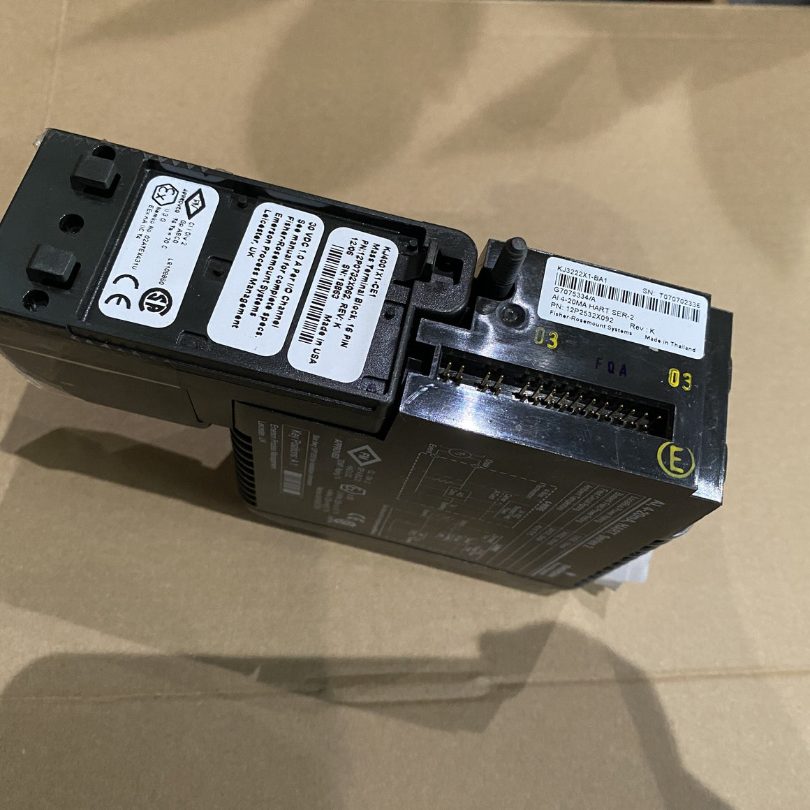 KJ3222X1-BA1 Emerson analog input module - Rockss Automation