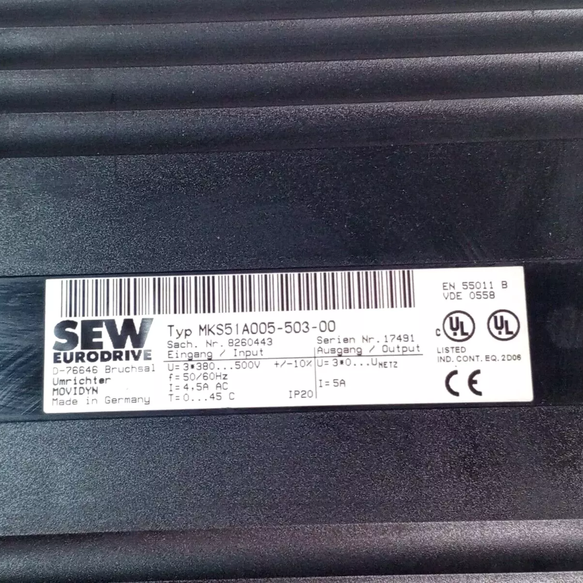 SEW EURODRIVE MKS-51A005-503-00