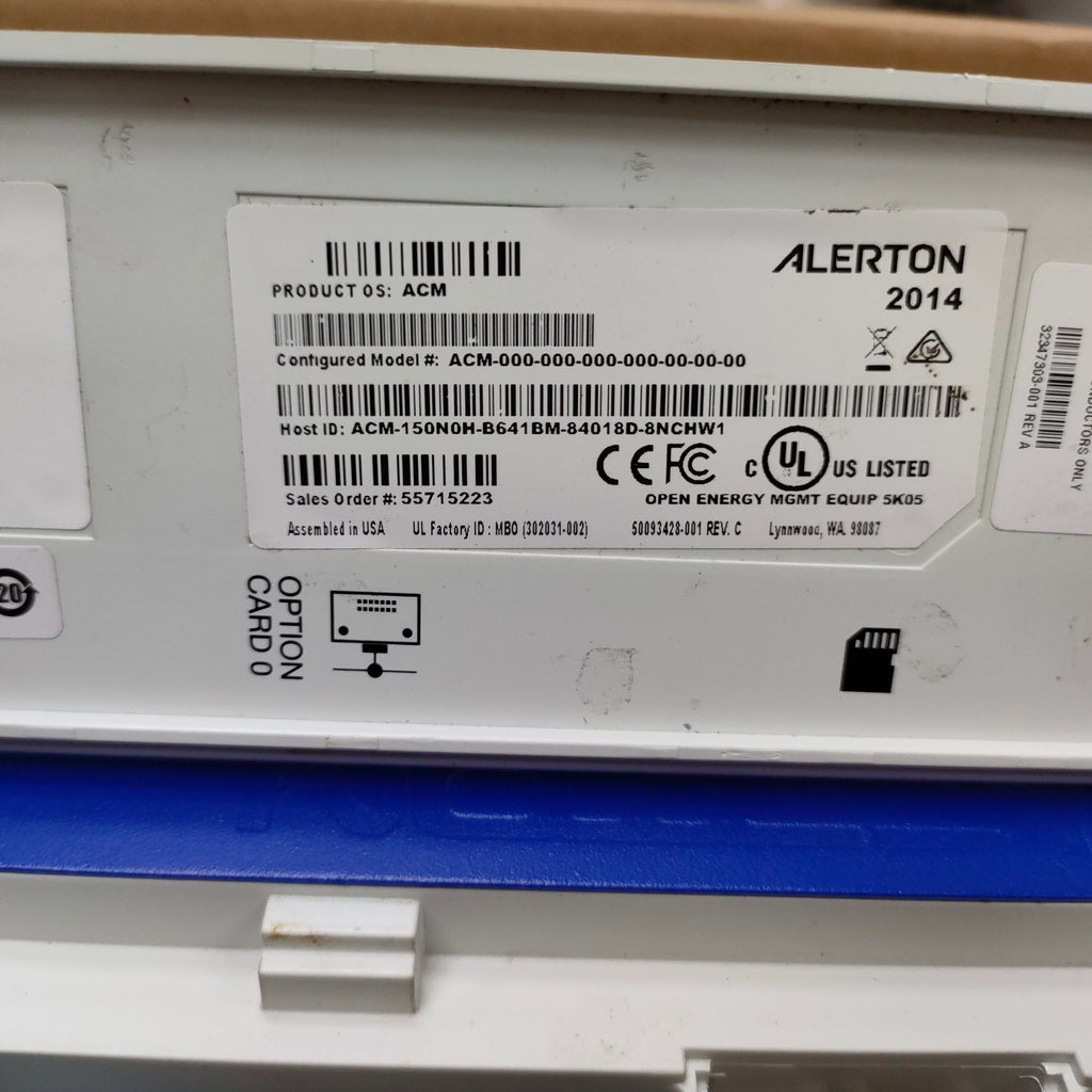 ALERTON ACM-000-000-000-000-00-00-00-00 控制模組
