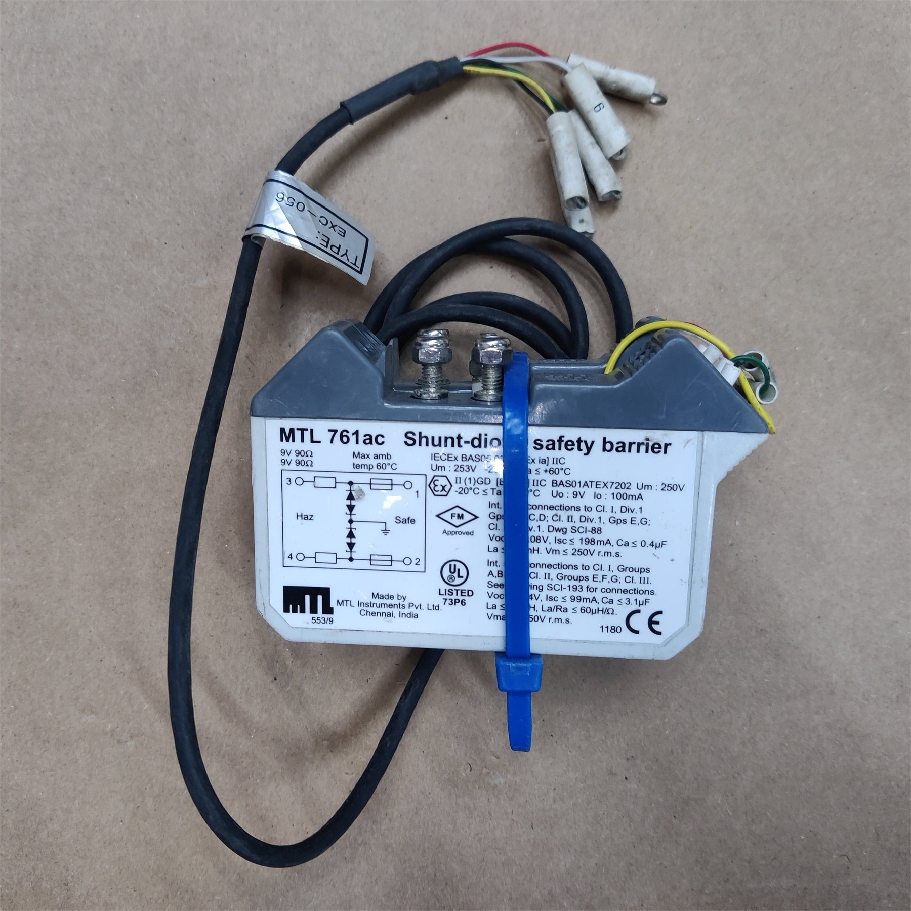 Measurement Technology MTL 761ac Shunt-Diode Safety Barrier