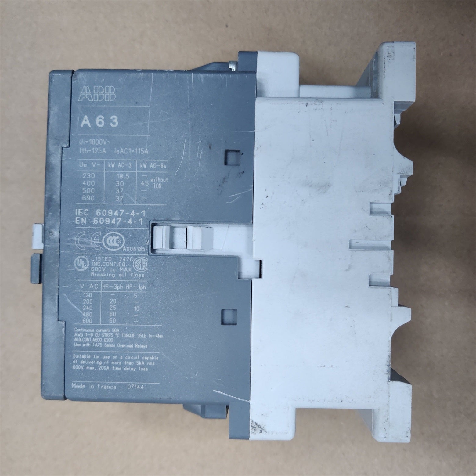 ABB A63-30 400-415V 50Hz接觸器