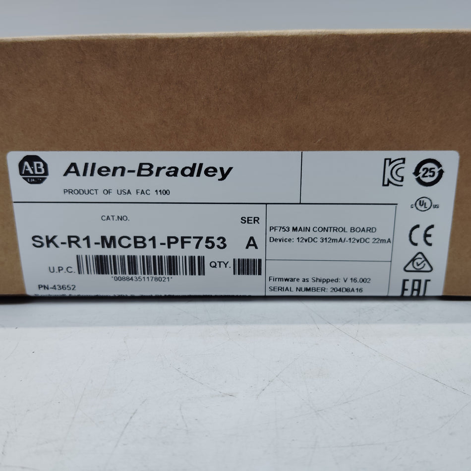Allen-Bradley SK-R1-MCB1-PF753 PowerFlex753 Main Control Board