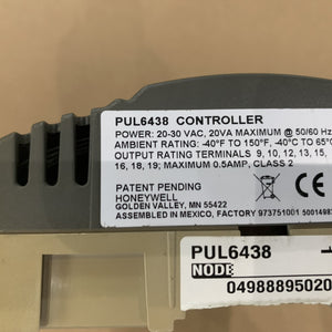 Honeywell PUL6438 Controller