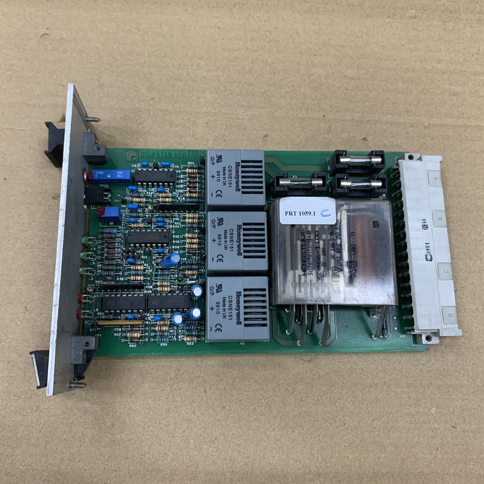 PLURITEC PRT1059.1 GROUND CURRENT MONITOR PCB